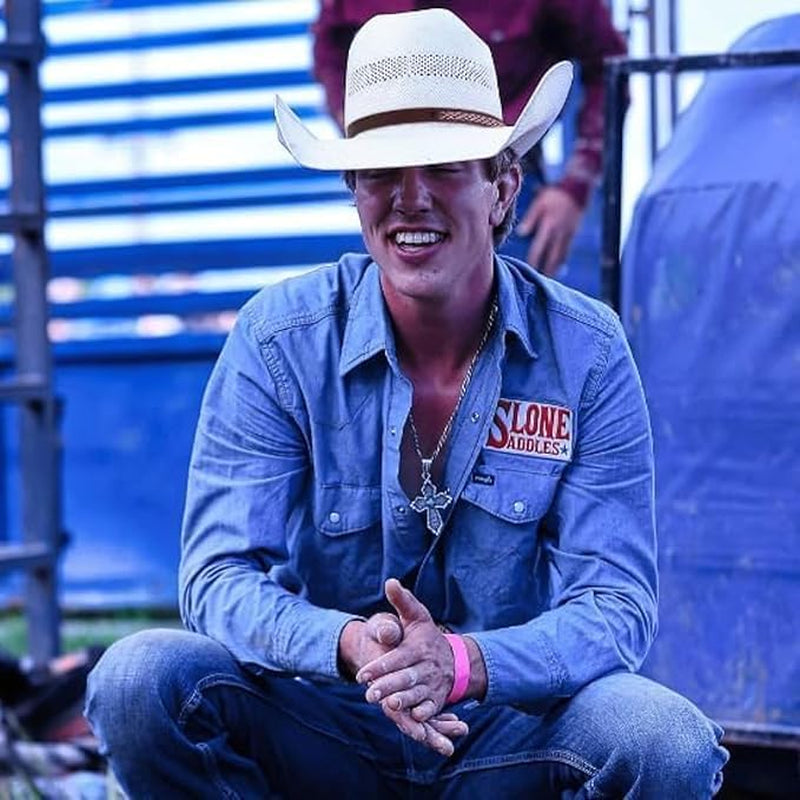 Cowboy Hat Band for Men - Leather Style